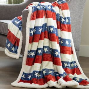 Americana Plush Throw by Carstens Inc.
