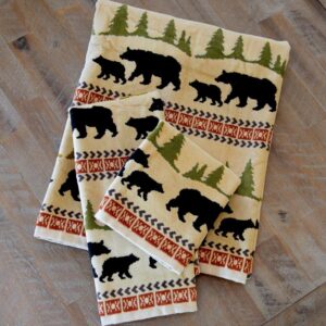 Bear Towel Collection by Carstens Inc.