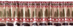 Bear Stripe Window Valance