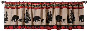 Bear Trail Window Valance