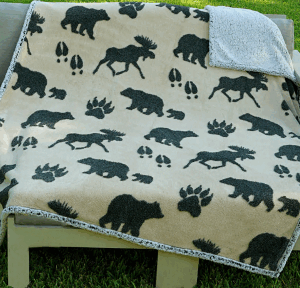 Bear & Moose Twin Blanket