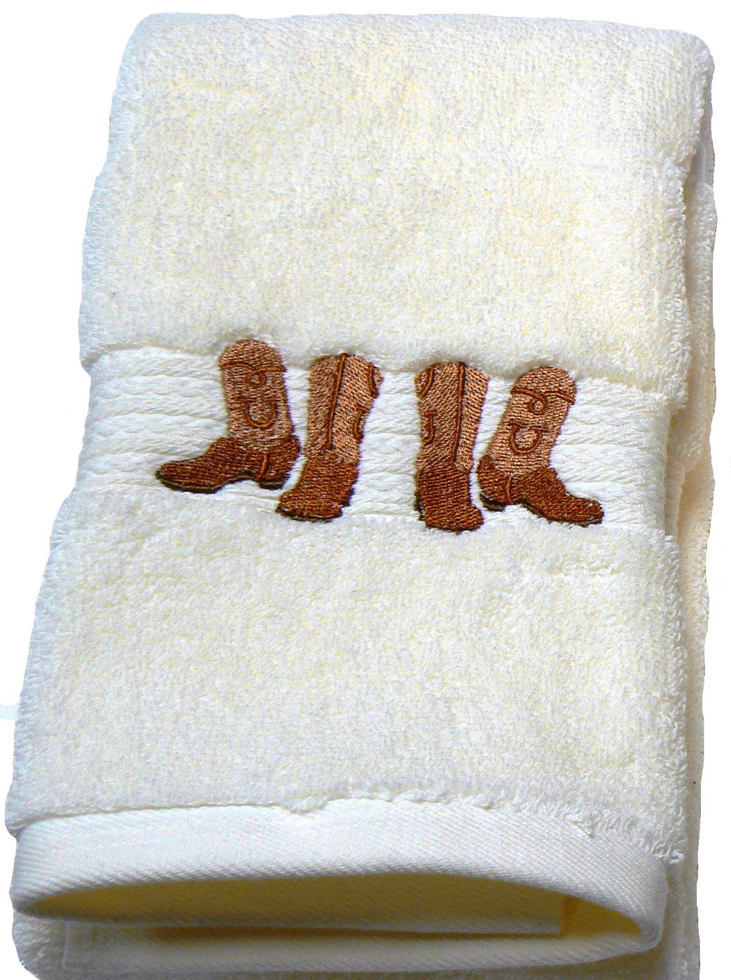 Boots & Hat Ivory Towel Collection - Image 3