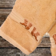 Boots & Hat Gold Towel Collection - Image 3