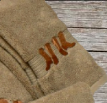 Boots & Hat Linen Towel Collection - Image 3