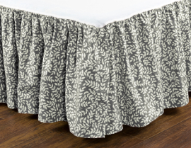 Bouvier Black Bedskirt by Thomasville at Home