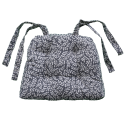 Bouvier Black Chair Pads Leaf