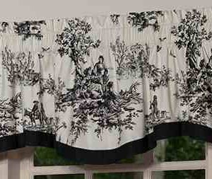 Bouvier Black Valance - Shaped