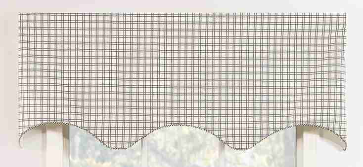 Bouvier Black Valance - Winston Plaid