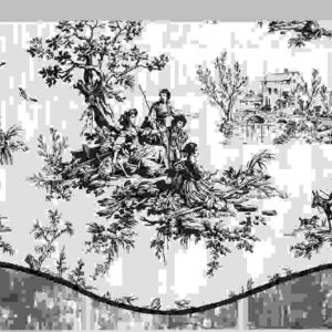 Bouvier Black Valance - Winston Toile