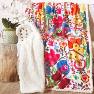 Butterfly Plush Throw by Carstens Inc.