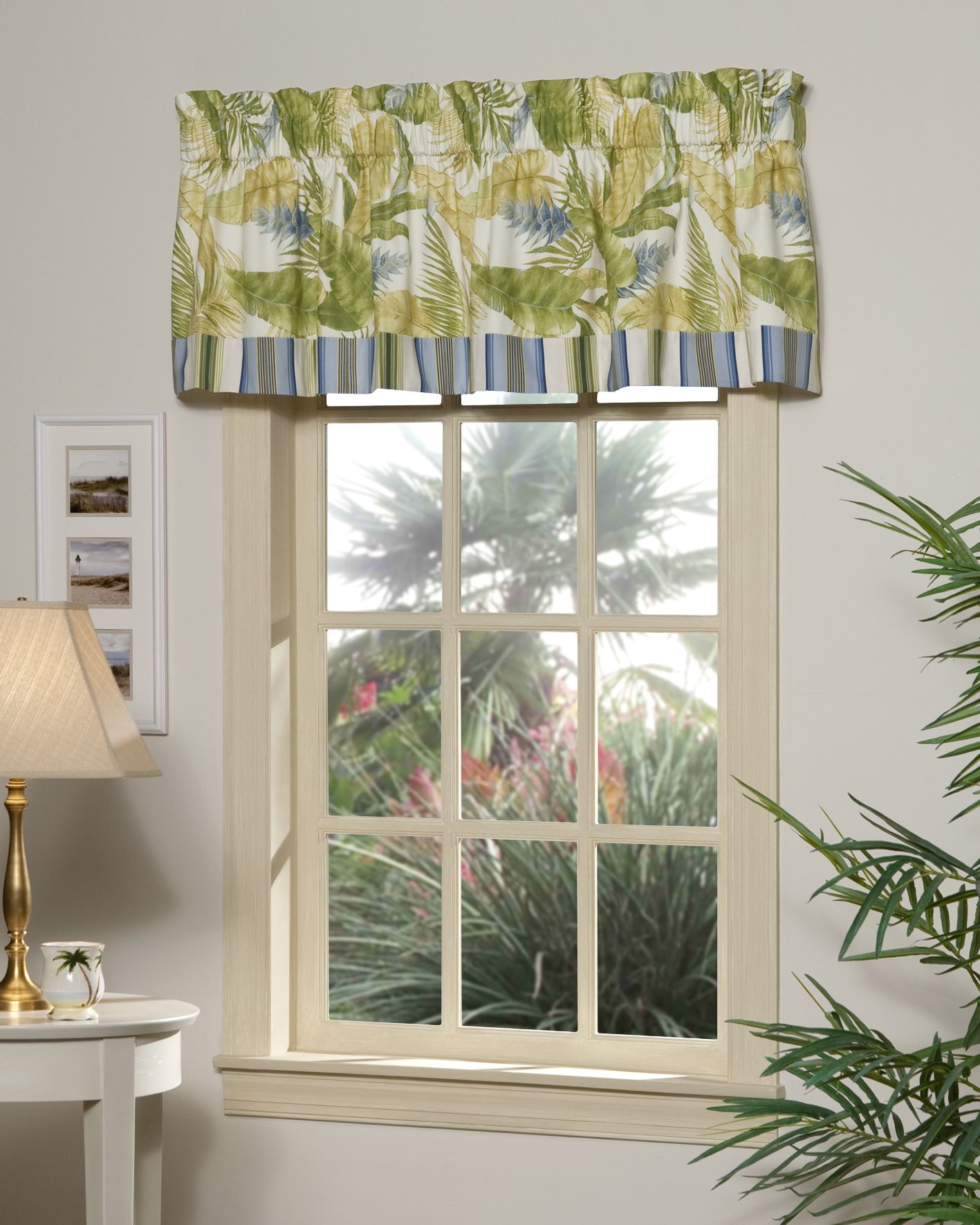 Cayman Tailored Valance with Band