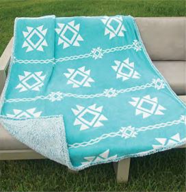 Cloudburst Melange Twin Blanket
