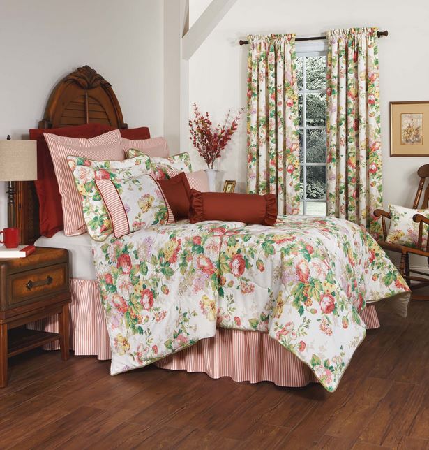 Cottage Rose Comforter Only by Thomasville at Home