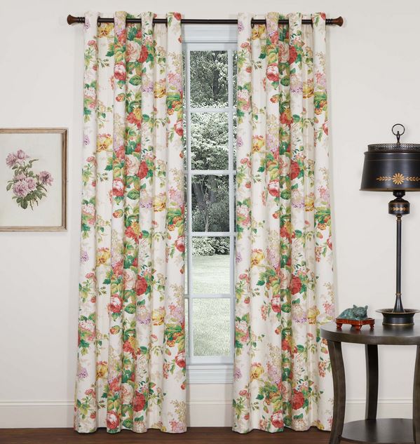 Cottage Rose Grommet Drapes by Thomasville at Home