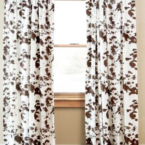 Cowhide Window Drapes