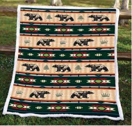 Bear Fever Flannel Fleece Twin Blanket