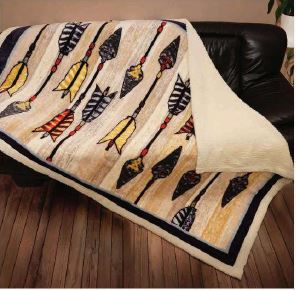 Flaming Arrows Twin Blanket