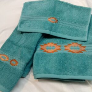 Gallup Aqua Towel Collection