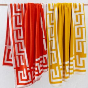 Greek Frame Beach Towels by Kassatex