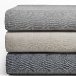 Herringbone Bed Blanket by DownTown Company