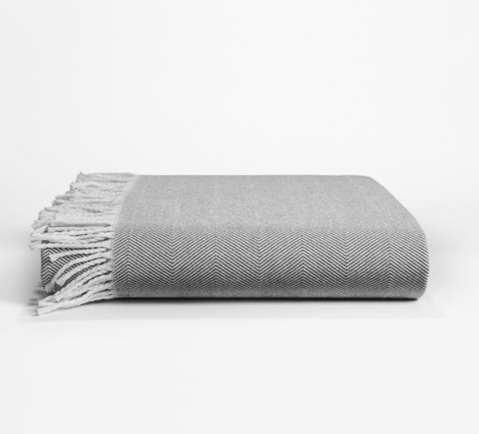 Herringbone Blanket Throw by DownTown Company - Image 2