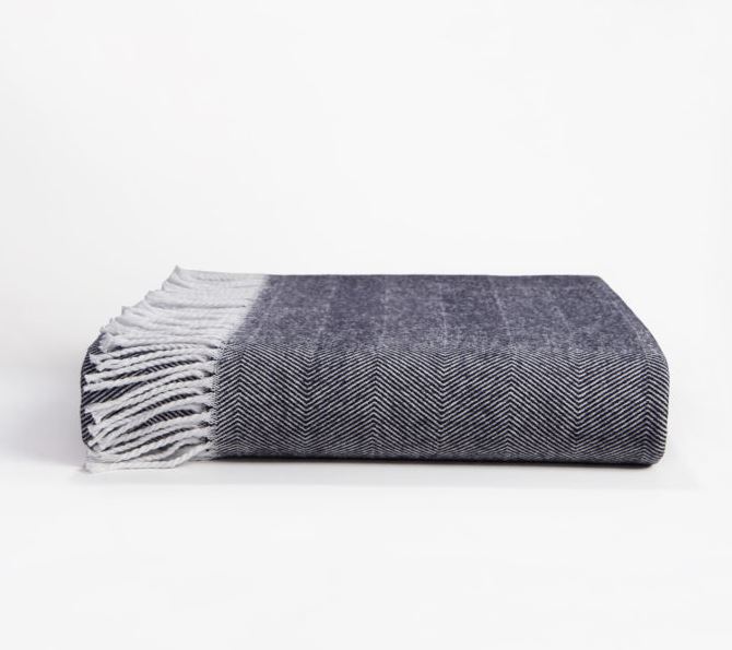 Herringbone Blanket Throw by DownTown Company - Image 3