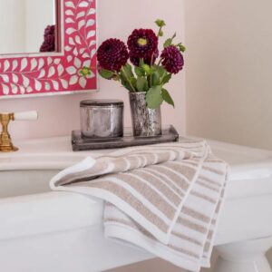 Hudson Stripe Towels by Kassatex