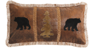 Bear Tree Bear Pillow
