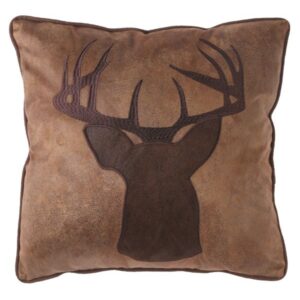 Applique Buck Pillow