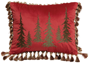 Red Velvet Tree Pillow
