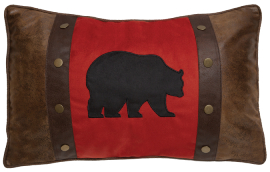 Bear and Rivet Pillow