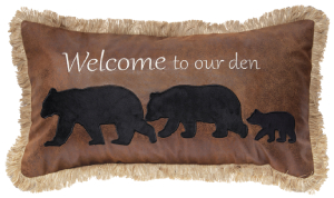 Welcome to the Den Pillow