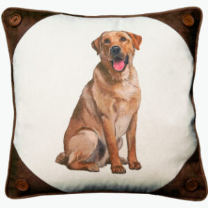 Watercolor Lab Pillow