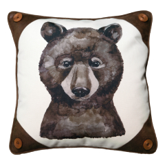 Bear Portrait Pillow
