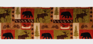 Patchwork Lodge Window Valance