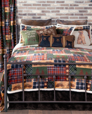 Tree Plaid Coverlet Set by Carstens - Image 2