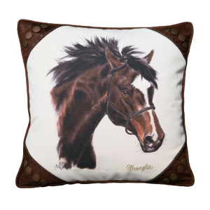 Painted Horse Rivet Pillow