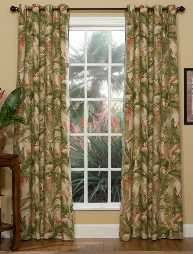 La Selva Natural Grommet Drapes