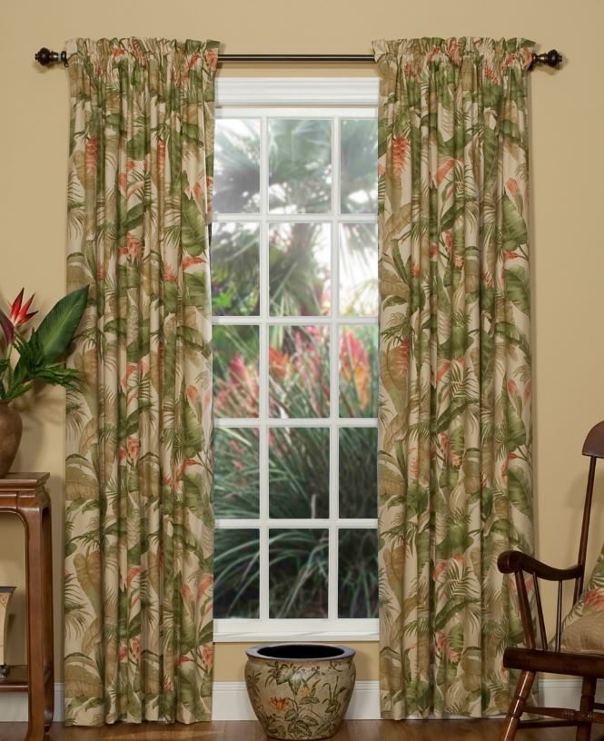 La Selva Natural Rod Pocket Drapes