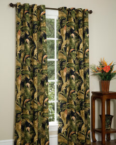 La Selva Black Grommet Drapes