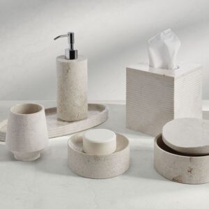Limestone Bath Accessories by Kassatex