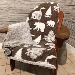 Pine Cabin Melange Twin Blanket
