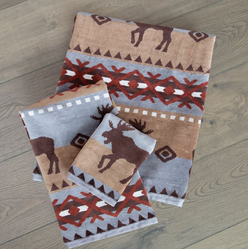 Moose Towel Collection by Carstens Inc.