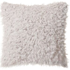 Off-White Shaggy Fur Pillow