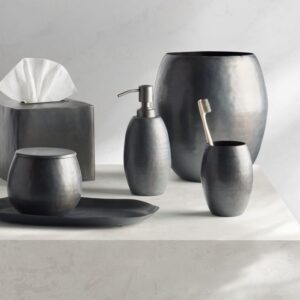 Nile Black Bath Accessories by Kassatex