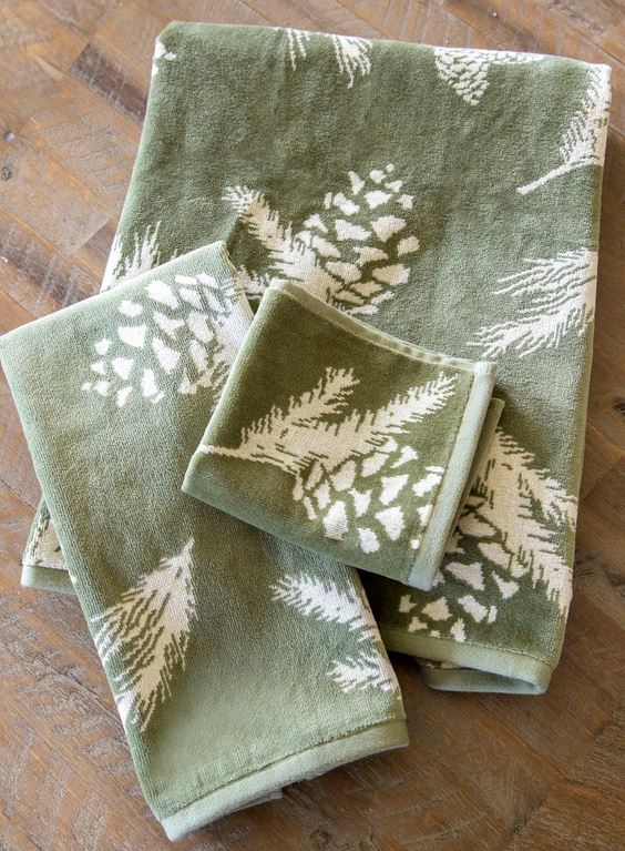 Pinecone Towel Collection by Carstens Inc.