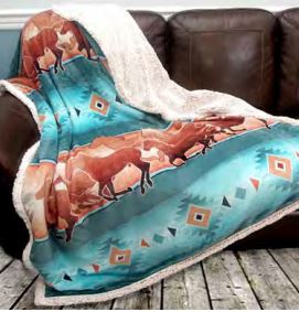 Running Horse Twin Blanket