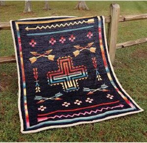 Shoot Me Straight Twin Blanket