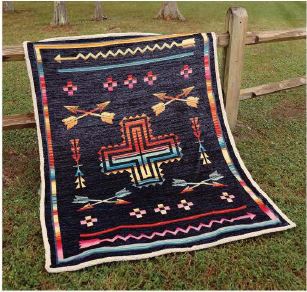 Shoot Me Straight Twin Blanket