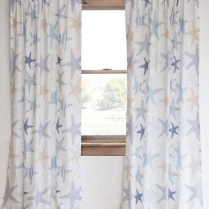 Starfish Window Drapes